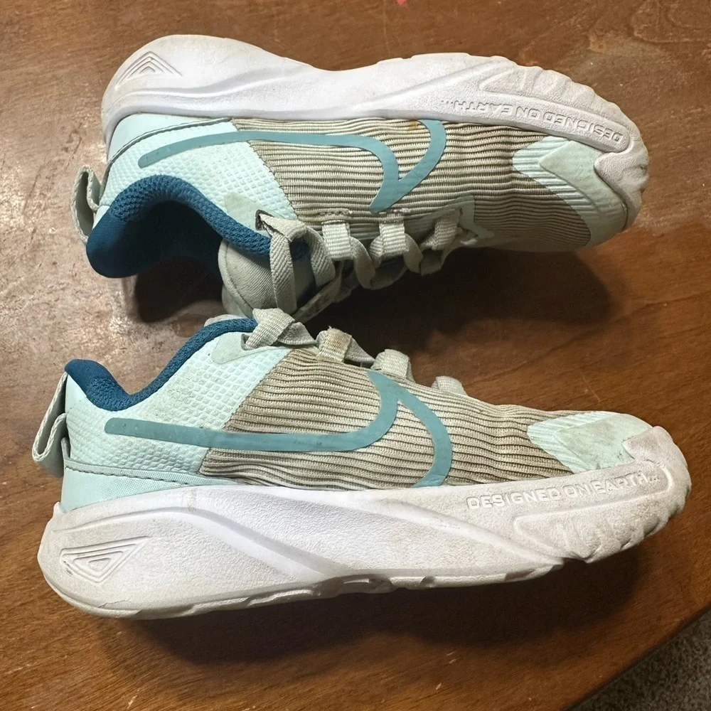 Nike Kids Sneakers - Blue and Gray